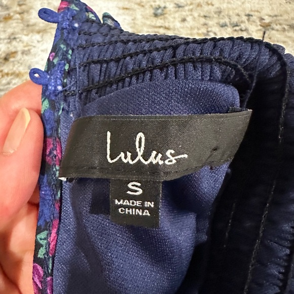 Lulus Long Ruffle Dress - Picture 3 of 3